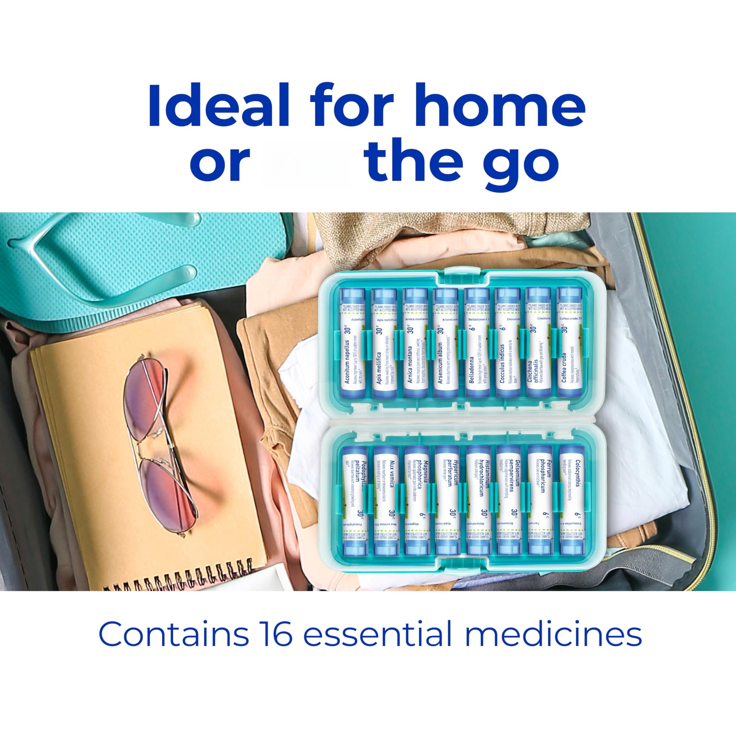 Homeotravel Travel First Aid Kit With - Filled Case (16 Tubes)