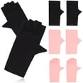 thumbnail image 4 of GOOHOCHY 4 pares de guantes anti-UV para manicura, guantes sin dedos para lámpara de gel y guantes de mano., 4 of 8