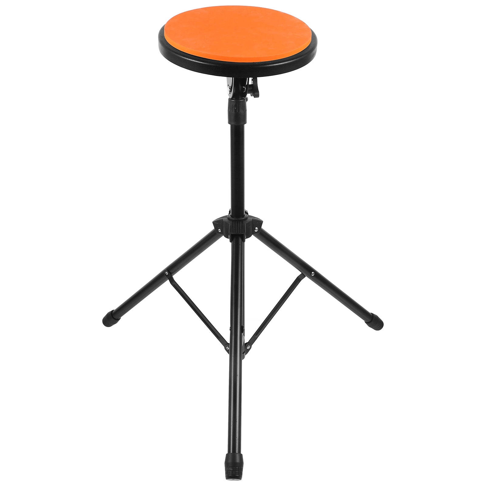 Raindrops Orange Soundproof Drum Mat with Rubber Iron Base - Quiet Practice Pad for Drummers, 1 Set