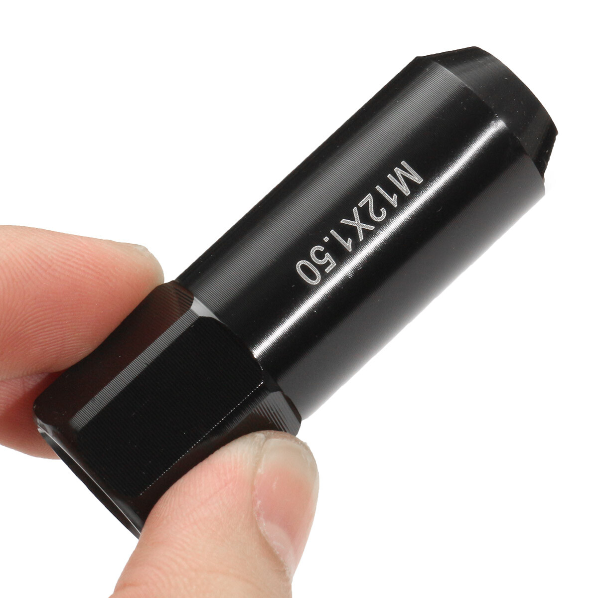 20PCS Aluminum Racing Wheel Lug Nuts Black Long M12 x 1.5 For Honda Ford Toyota