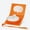 with Window, variant on Geoto 8"x6"x2" Orange Creative Halloween Pumpkin Letter Shaped Gift Box,Cucurbit Letter Box for Candy Wrapping(with Window)