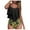Green-16, variant on Lopeceal Women Plus Size Tankini Swimsuits Tummy Control Two Piece Bathing Suit Ruffled Flounce Swimwear with Shorts