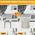thumbnail image 3 of Backflow Preventer Pipe Insulation Cover (5°F) - 7 Layers Insulated Cover Pouch for Irrigation Backflow Valve, Sprinkler Valves in Snow or Sun Exposure, Winterizing Backflow Preventers - Beige, 3 of 6
