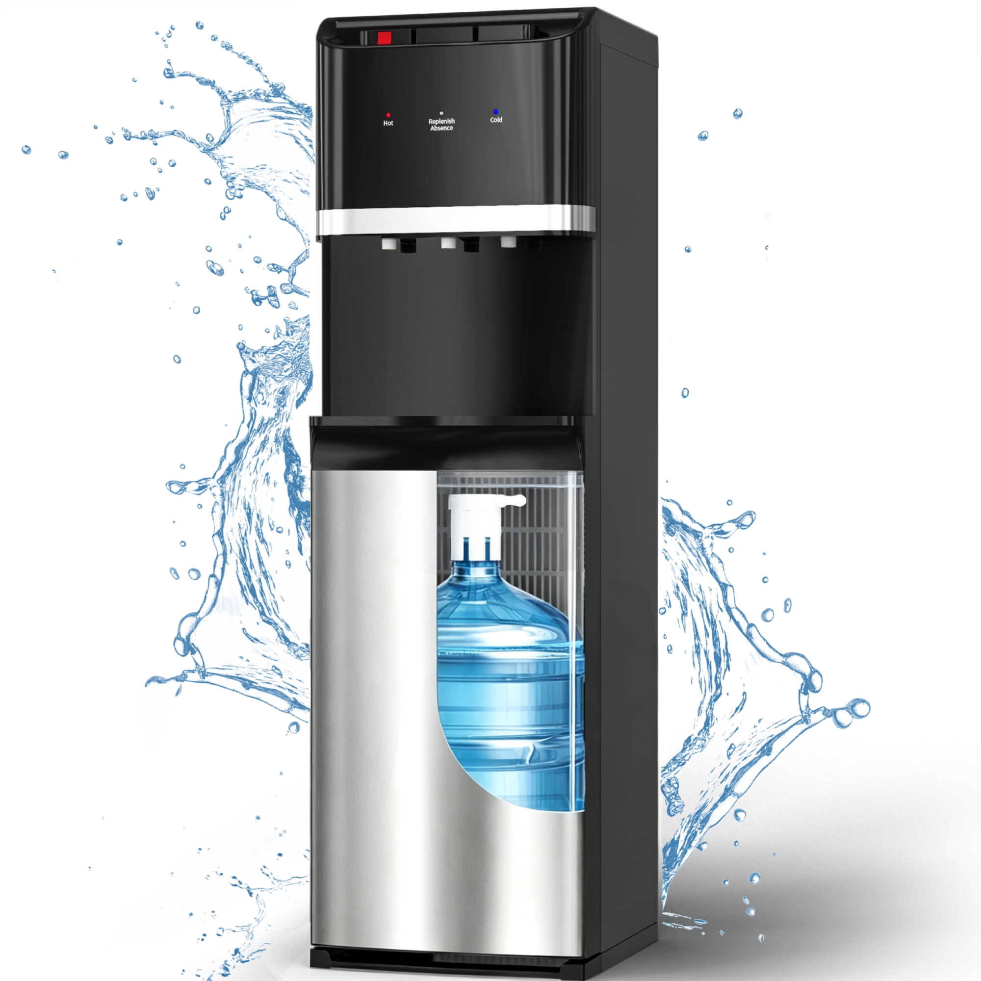Nepsam 3-Temp Bottom-Loading Water Dispenser with Ergonomic Height