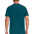 thumbnail image 4 of Men's Nursing Scrubs Quarter Zip Up V-Neck Scrub Tops with Chest Pocket Soft Stretch Medical Uniform Pullovers, 4 of 6