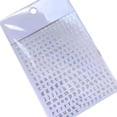thumbnail image 1 of Calcomanías para decoración de uñas Letras del alfabeto inglés Mayúsculas Minúsculas = H9O4, 1 of 1