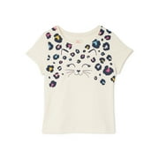 365 Kids from Garanimals Girls' Graphic T-Shirt with Short Sleeves, Sizes 4-10