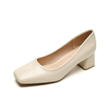Block heels  single shoes  women s shoes  pumps  commuter shoes  work shoes  high heels