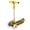 Yellow, variant on Kids 3-Wheel Scooter for Ages 3-9, Folding LED Light Up PU Flashing Wheels with Music, Adjustable Height Handlebar, Buildable Building Block Wheel Cover & Foot Brake, Gift for Boys Girls, Yellow