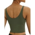 thumbnail image 5 of FUTATA Sports Bras - Padded Seamless Middle Impact Support for Yoga Gym Workout Fitness Running Yoga Tank Tops, 5 of 7