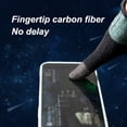 thumbnail image 4 of 1 Pair Gaming Fingertip Gloves Mitten Non-skid Mitten Sweat Proof Elastic Breathable Sensitive Fingertips Sleeves Touch Screen Game, 4 of 6
