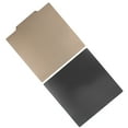 thumbnail image 1 of Flexible Double-Sided PEI/PEO Spring Steel 3D Printer Build Plate 310x310mm - Smooth PEO & Frosted PEI Surfaces for Strong Adhesion, Easy Model Removal - Compatible with Ender CR-10, Artillery, 1 of 7
