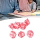 thumbnail image 5 of Juego de Dados ANGGREK 7 Piezas Resina Rosa Rotación Suave, 5 of 8