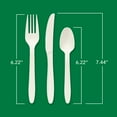 thumbnail image 2 of Hefty ECOSAVE Heavy Duty Assorted Cutlery, White, 24 Count, 2 of 6