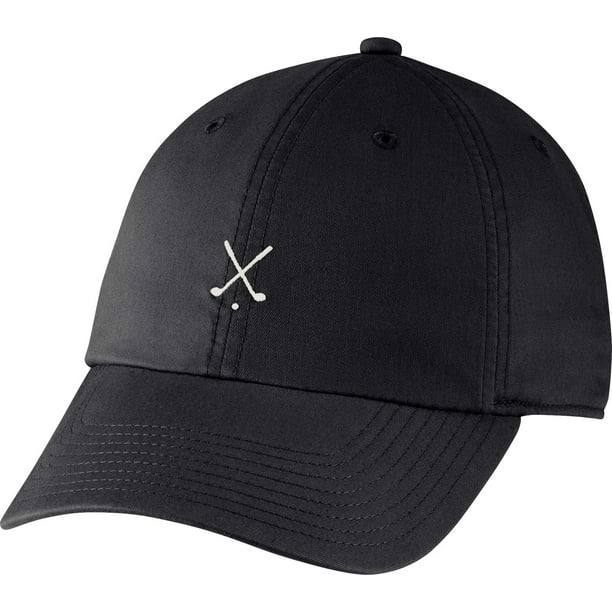 NEW Nike Heritage 86 Black/White Adjustable Golf Hat/Cap