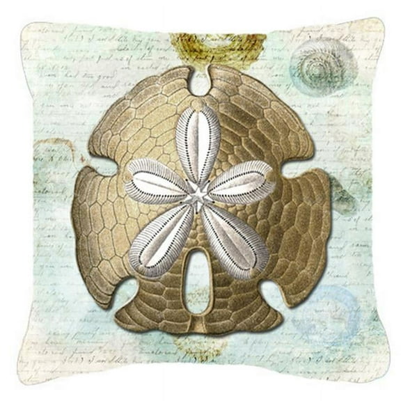 Sand Dollar Indoor & Outdoor Decorative Fabric Pillow - 18 x 18 in.