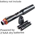 thumbnail image 2 of 1 pack Torche UV Ultra Violet Torch Lampe de poche Blacklight Pen Light Detector 395nm UV Lampe de poche LED Penlight, 2 of 5