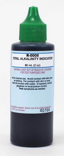 Taylor R0008 Swimming Pool Spa Test Kit Total Alkalinity Indicator 2 Oz Bottle