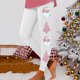 thumbnail image 1 of MKLEKYY Leggings para mujer, leggings para hacer ejercicio, leggings con estampado navideño, pantalones con bloques de color, leggings suaves y elásticos. 1676, 1 of 4