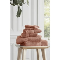 LOFT BY LOFTEX Rejuvenate Soft and Absorbent Bath 6 Piece Set, Coral Pink