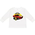 thumbnail image 3 of Inktastic Race Car 3rd Birthday Boys Long Sleeve Toddler T-Shirt, 3 of 5