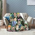 thumbnail image 4 of Blanket Paul Dano Soft and Comfortable Wool Fleece Throw Blankets for Sofa Office car Camping Yoga Travel Home Decoration Cozy Plush Beach Blanket Gift, 4 of 5
