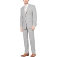 thumbnail image 1 of Marc New York Mens Classic Fit Stretch Two Button Formal Suit, Grey, 48 Regular / 32W x 42L, 1 of 1