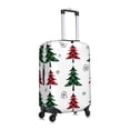 thumbnail image 3 of Xecao Buffalo Plaid Christmas Trees print Elastic Luggage Cover, with double-sided print , is perfect for travel, business, and daily use, 3 of 9