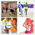 thumbnail image 5 of Pack of 24 juggling towels, dance towels, juggling scarves, gymnastic towels for kindergarten, children's show, belly dance, 60 x 60 cm (24 pieces of, 5 of 5