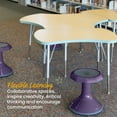 thumbnail image 6 of ECR4Kids ACE Active Core Engagement Wobble Stool, 15in Seat Height, Flexible Seating, Eggplant, 6 of 10