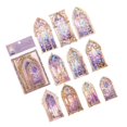 thumbnail image 4 of 10 pegatinas holográficas Sincero para álbumes de recortes en color morado, 4 of 10