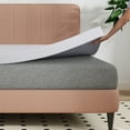 thumbnail image 1 of Telino 3 inch Queen Mattress Topper, Memory Foam Mattress Topper with Removable & Washable Cover, White, 1 of 9