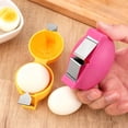 thumbnail image 5 of 2026 Upgraded Egg Shell Opener, 304 Stainless Steel Egg Cracker Tool and Egg Separator, Manual Handheld Egg Breaker for Raw & Hard Boiled Eggs, Creative Kitchen Gadgets for Baking & Cooking (Mixed), 5 of 6