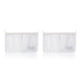 thumbnail image 5 of Billuyoard Bolsa de malla de almacenamiento para refrigerador, organizador colgante de doble compartimento, bolsa de organización de plástico Type5 NO5, 5 of 6