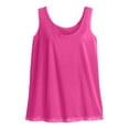 thumbnail image 3 of Ellos Women's Lace Trim Tank Top, 3 of 6