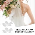thumbnail image 3 of WRISTBIQUE Mesh Wedding Arm Sleeves for Women, 1 Pair Beige Cover Sleeves to Arms, 3 of 8
