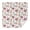 Pioneer Flower Floral-2, variant on Pioneer Flower Floral Print Pattern Square Tablecloth, Waterproof Wipeable Spillproof Washable Table Cover for Home Kitchen Party Decor, 42"x42"