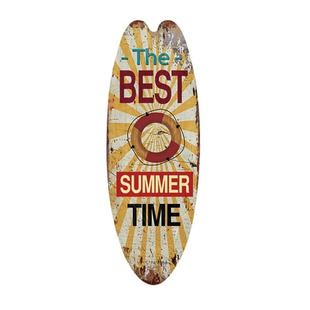 

Casual Summer Beach Surfing Door Sign Decor Sign For Home Bar Wall Front Door Pendant Holiday Wooden Hangs 2024 Clearance