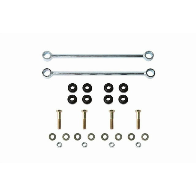 Fabtech Motorsports Stabilizer Bar Link Kit FTS22276 8 Inch Lift; Black Bushing; Set Of 2