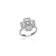 thumbnail image 1 of Anillos de trébol de cuatro hojas de corazón de circón giratorio para mujer, acero inoxidable, antiestrés, ansiedad, anillo Fidget, joyería, regalo de Navidad, 1 of 4
