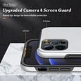 thumbnail image 6 of Case for iPhone 12 Pro Max, [Built-in Camera Cover] Military Shockproof Phone Case Cover with Embedded Metal Ring Stand Kickstand [Support Magnetic Car Holder] for iPhone 12 6.7'', Silver, 6 of 13