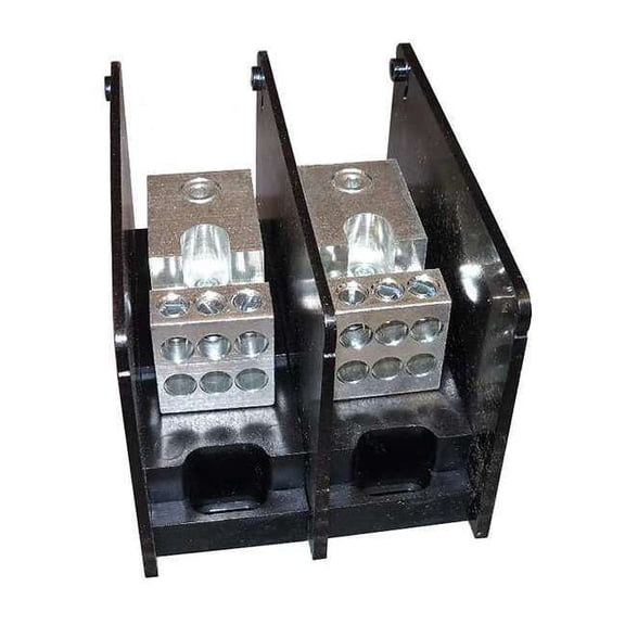 Mersen Power Distr Block,Al,1000V AC/DC MPDB67562