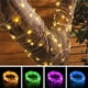 thumbnail image 4 of Cadena de luces alimentadas por USB, centelleo cambiante, 49 pies, 150 luces LED, alambre de cobre, cadena de luces RGB con control remoto, temporizador de sincronización de música, decoraciones navid, 4 of 8