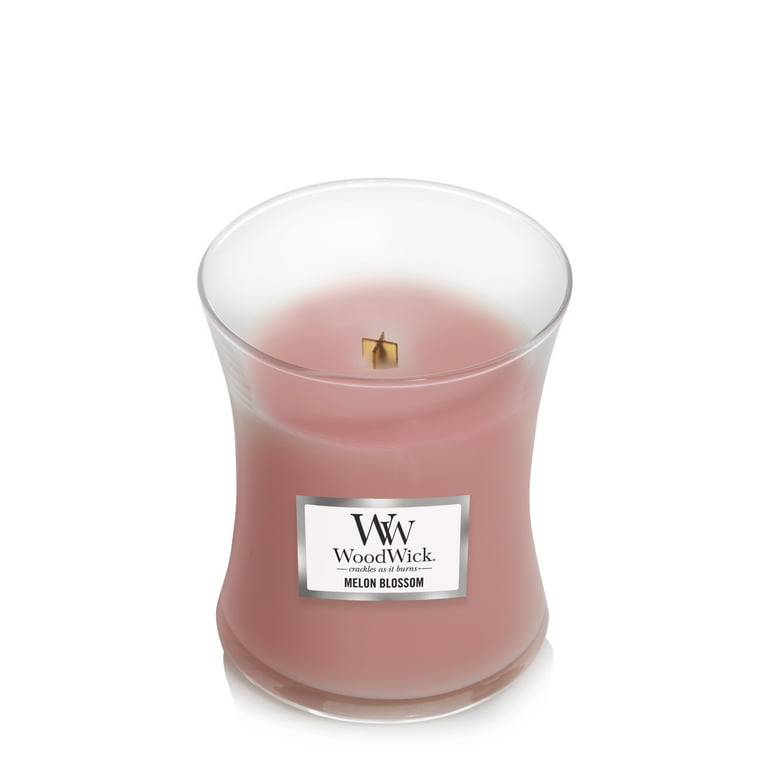 Woodwick Melon & Pink Quartz - Cherry Colors - Cosmetics Heaven!