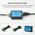 thumbnail image 6 of 7 in 1 PH Meter for Water Digital Water Quality Tester EC/TDS/PH/CF/ORP/Temperature/Humidity Meter with RS485 Communication Module and Removable Electrode for Drinking Water Pool Aquarium, 6 of 10