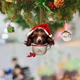 thumbnail image 3 of KCEHTA Dog Christmas Ornaments, Dog Ornaments for Christmas Tree, Cute Dog Themed Christmas Birthday Party Home Decorations for Family and Friends, 3 of 5