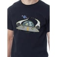 thumbnail image 2 of Rick and Morty Mens' TV Show Series Spaceship Title Sleep Pajama Set, 2 of 6