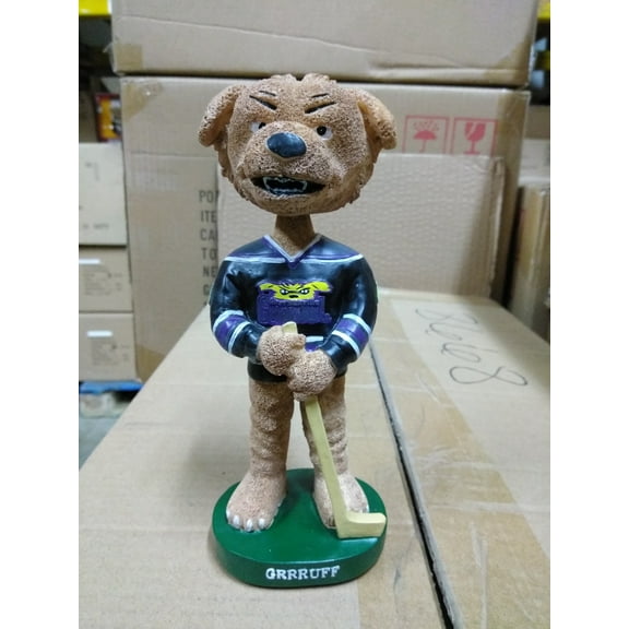Grrruff the Dog Mascot Bobble Greenville Grrrowl Greenville Grrrowl Bobblehead