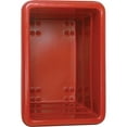 thumbnail image 4 of Global Industrial Plastic Bulk Box Truck 6 Bushel Steel Chassis Base Red, 4 of 5