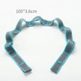 thumbnail image 2 of facefd Sangle de Tirage de Yoga Bande d'Étirement de Mise en Forme Boucle de Résistance Bleu_9 Boucles, 2 of 4